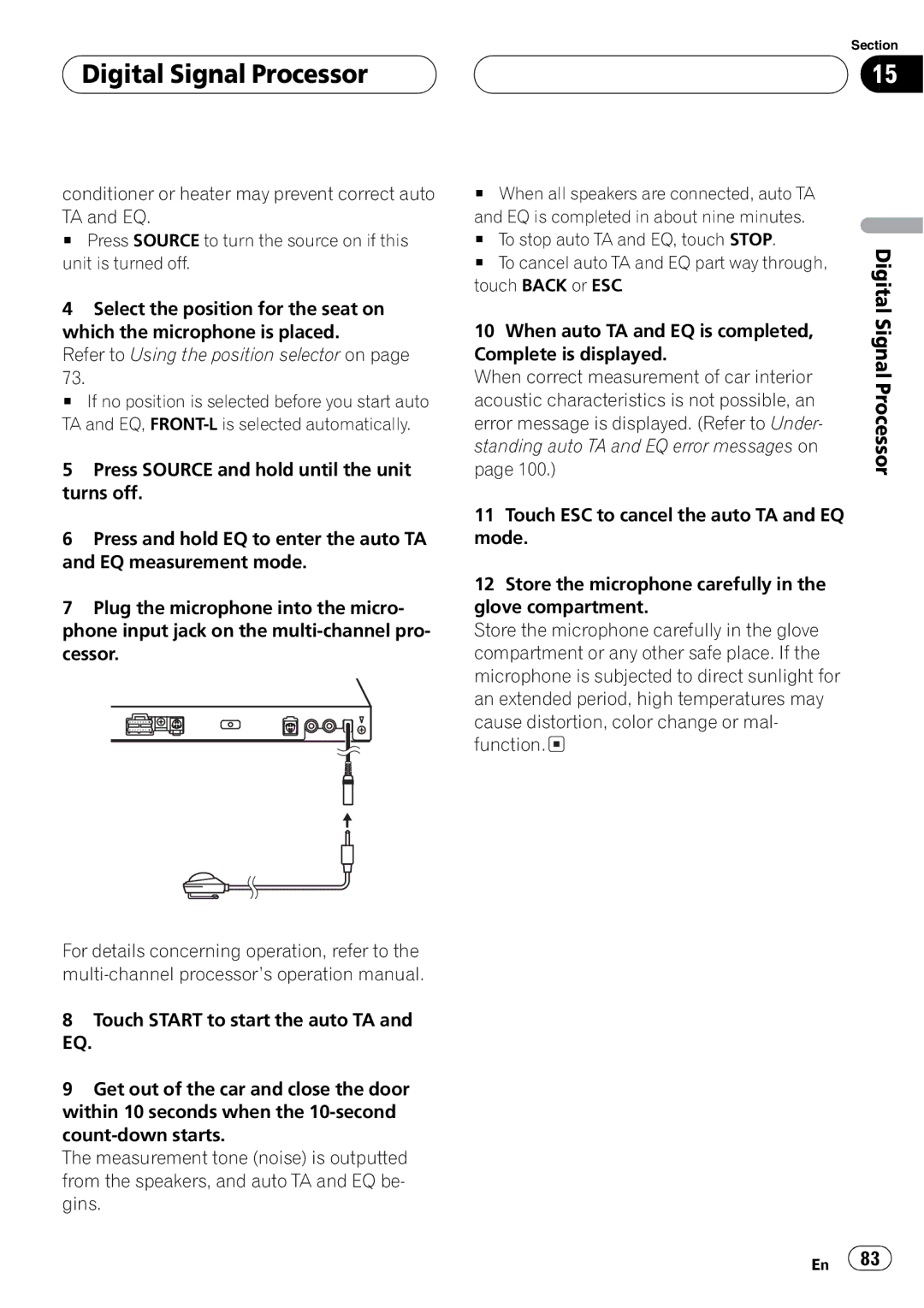 Pioneer AVH-P6600DVD operation manual 