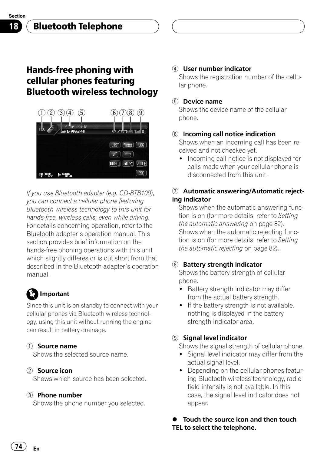 Pioneer AVH-P6800DVD operation manual 678 