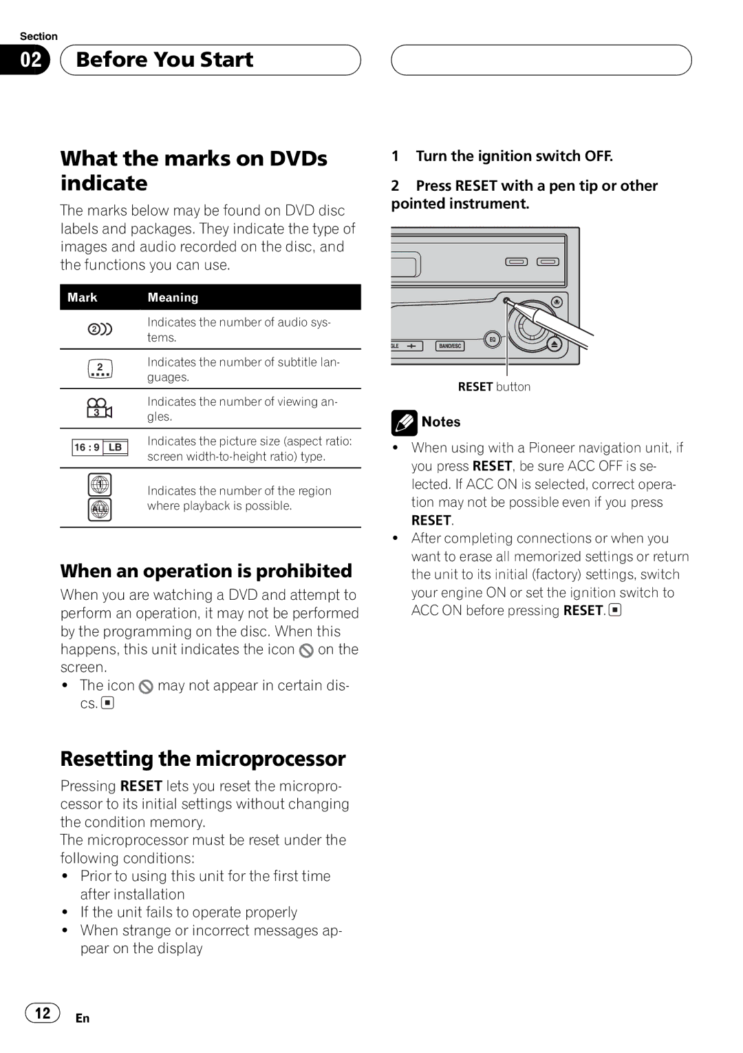 Pioneer AVH-P7500DVD operation manual All 