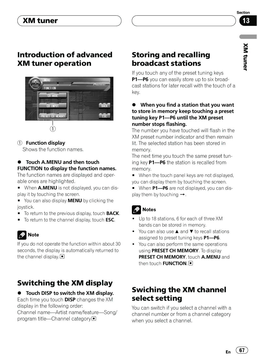 Pioneer AVH-P7500DVD operation manual 