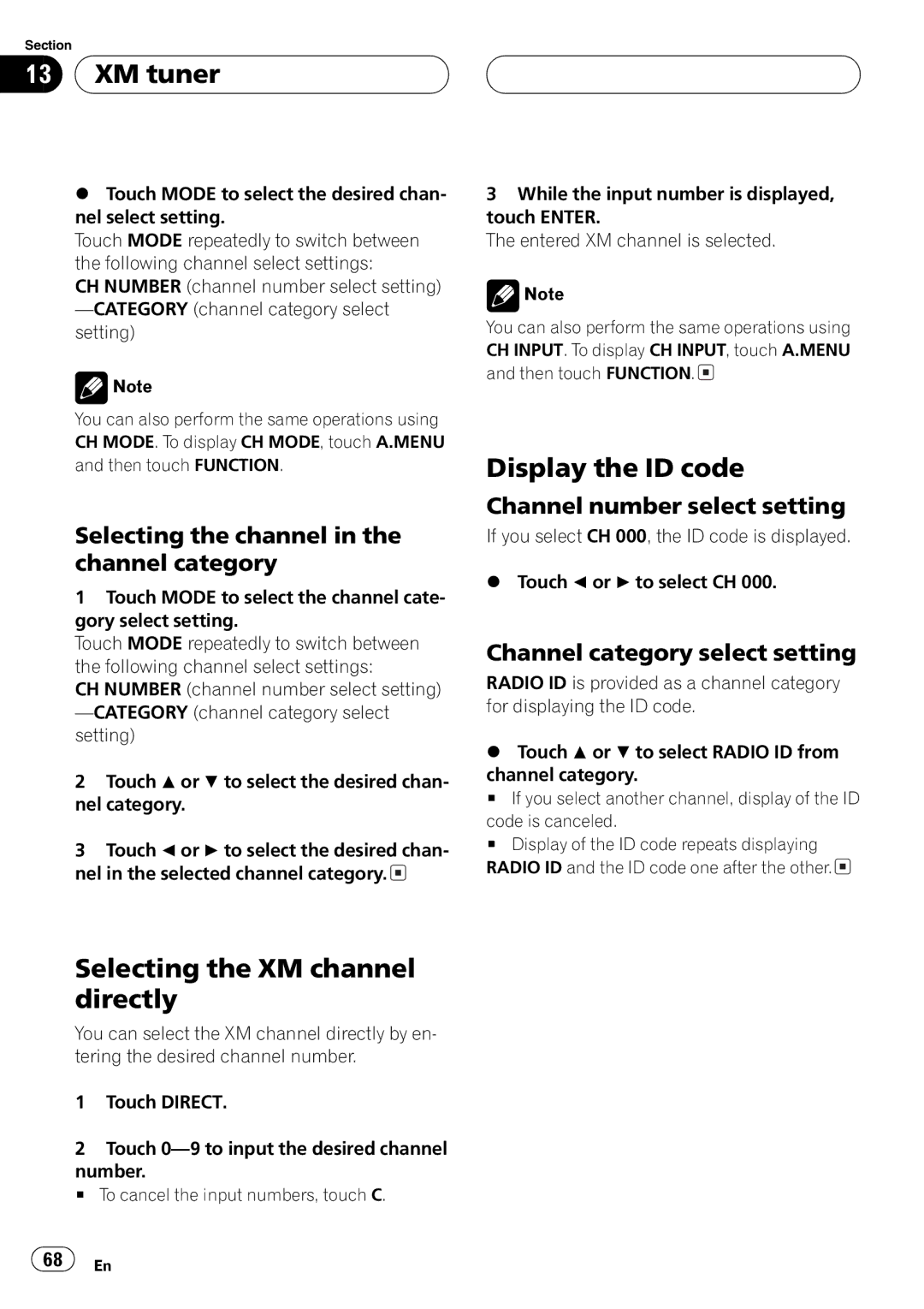 Pioneer AVH-P7500DVD operation manual 