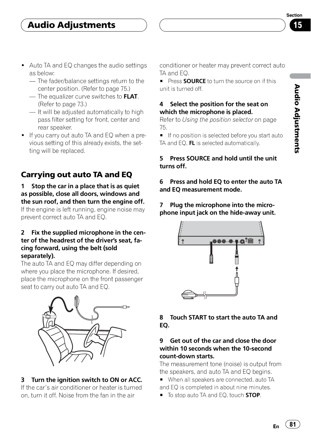 Pioneer AVH-P7500DVD operation manual 