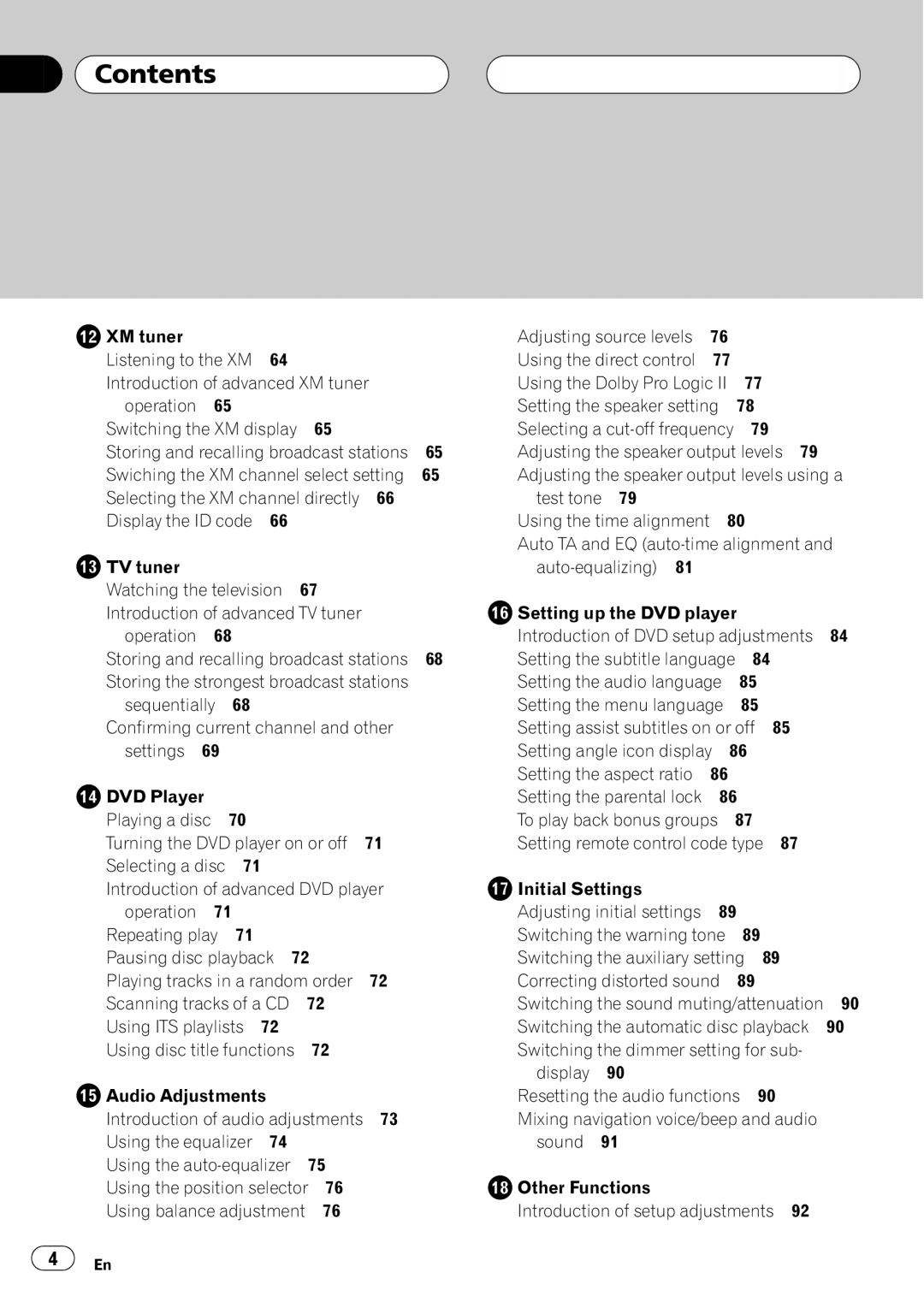 Pioneer AVH-P7600D operation manual 