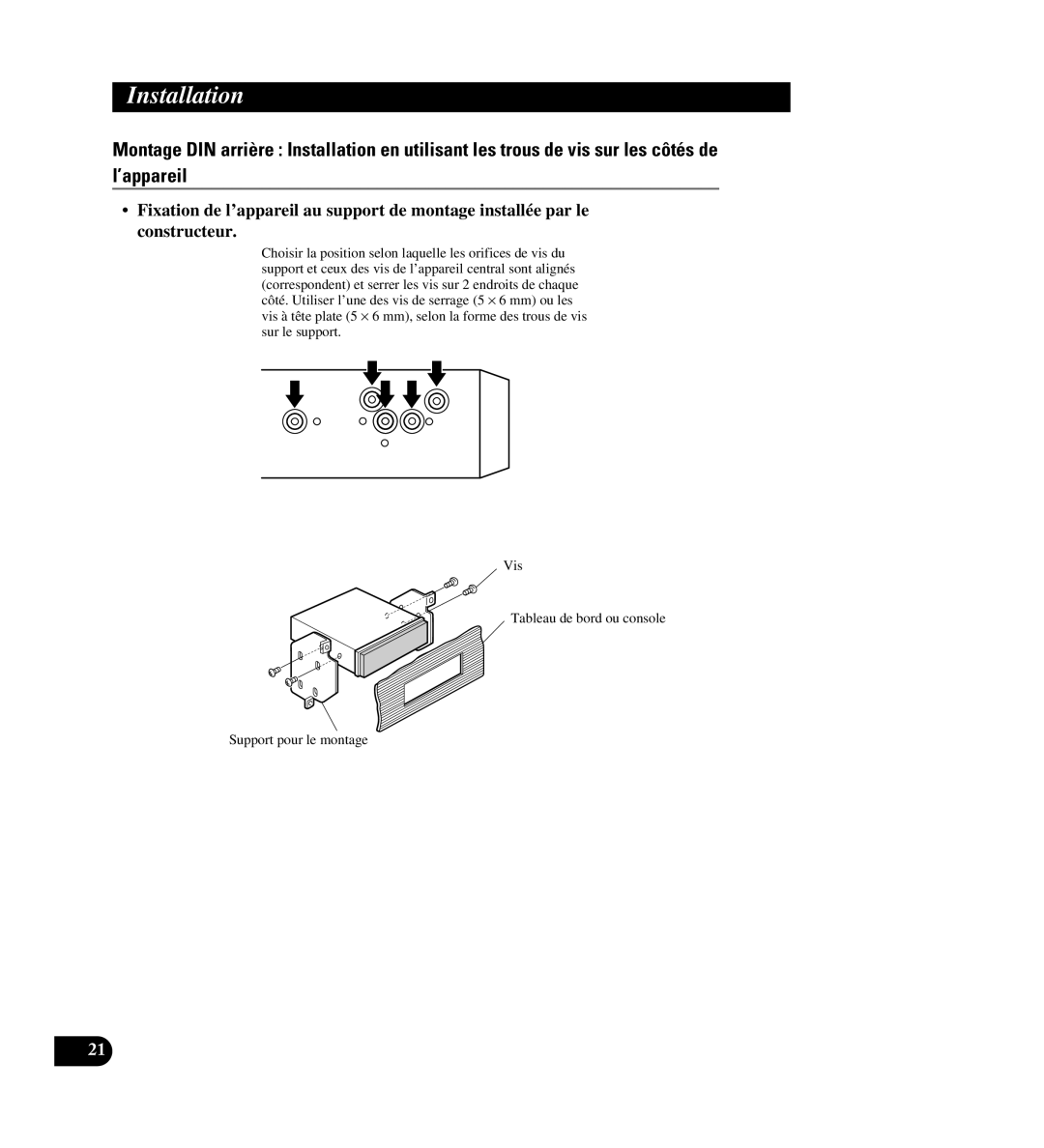 Pioneer AVIC-88DVD installation manual Installation 