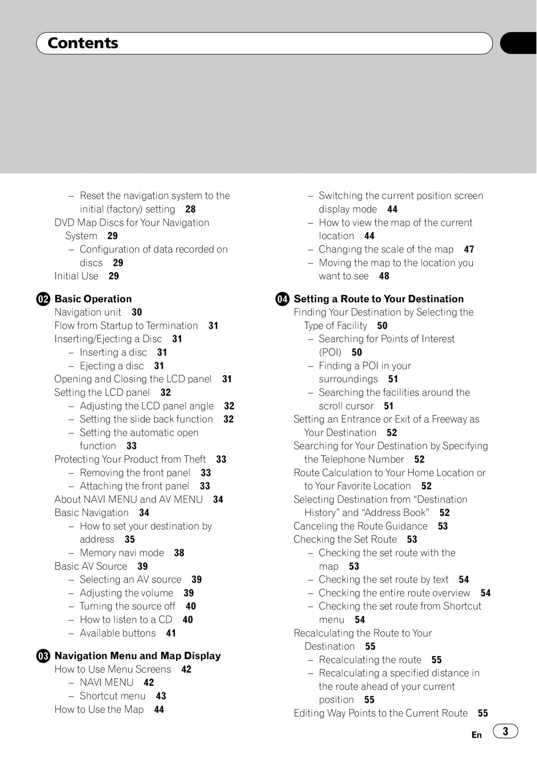 Pioneer AVIC-N5 operation manual Reset the navigation system to, Adjusting the volume, Navi Menu 