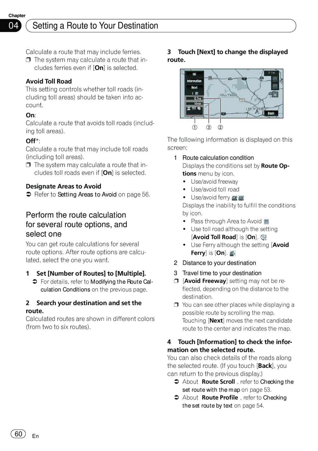 Pioneer AVIC-N5 operation manual 60 En 