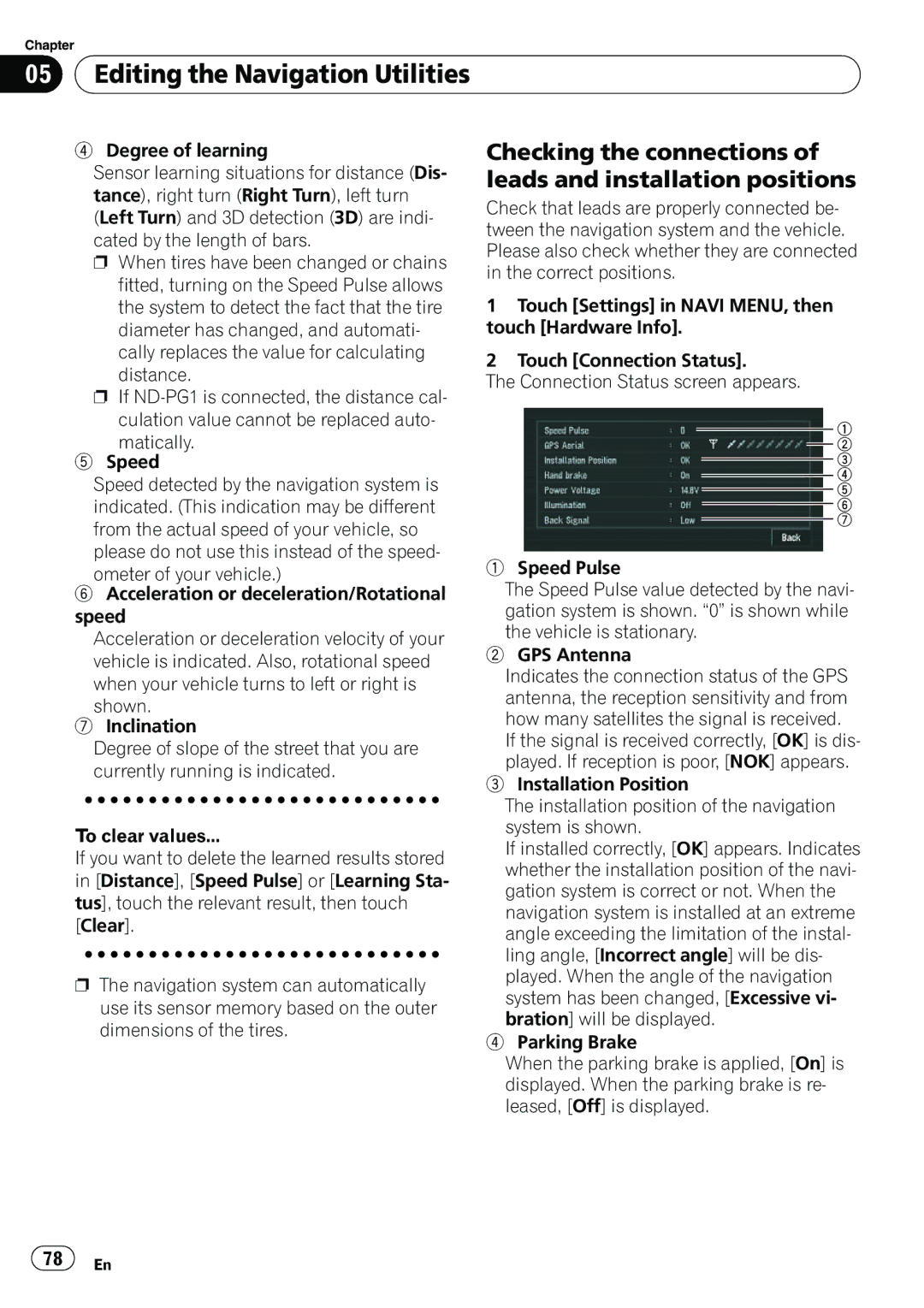 Pioneer AVIC-N5 operation manual Checking the connections of leads and installation positions 