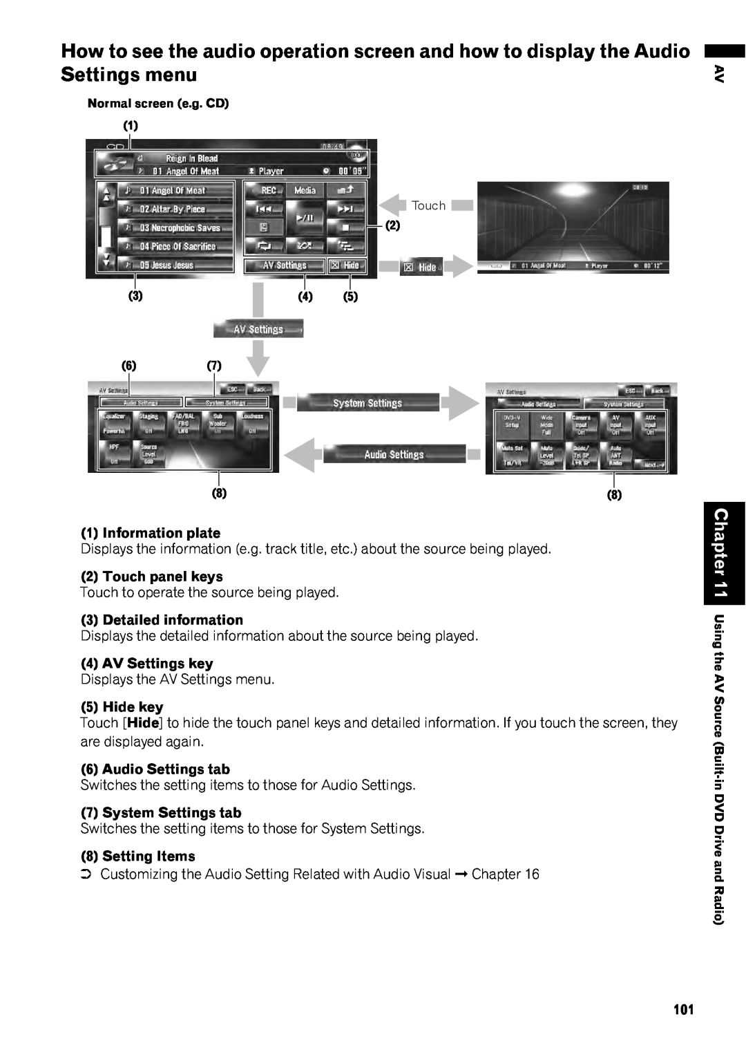 Pioneer AVIC-Z1 operation manual Chapter, Information plate 