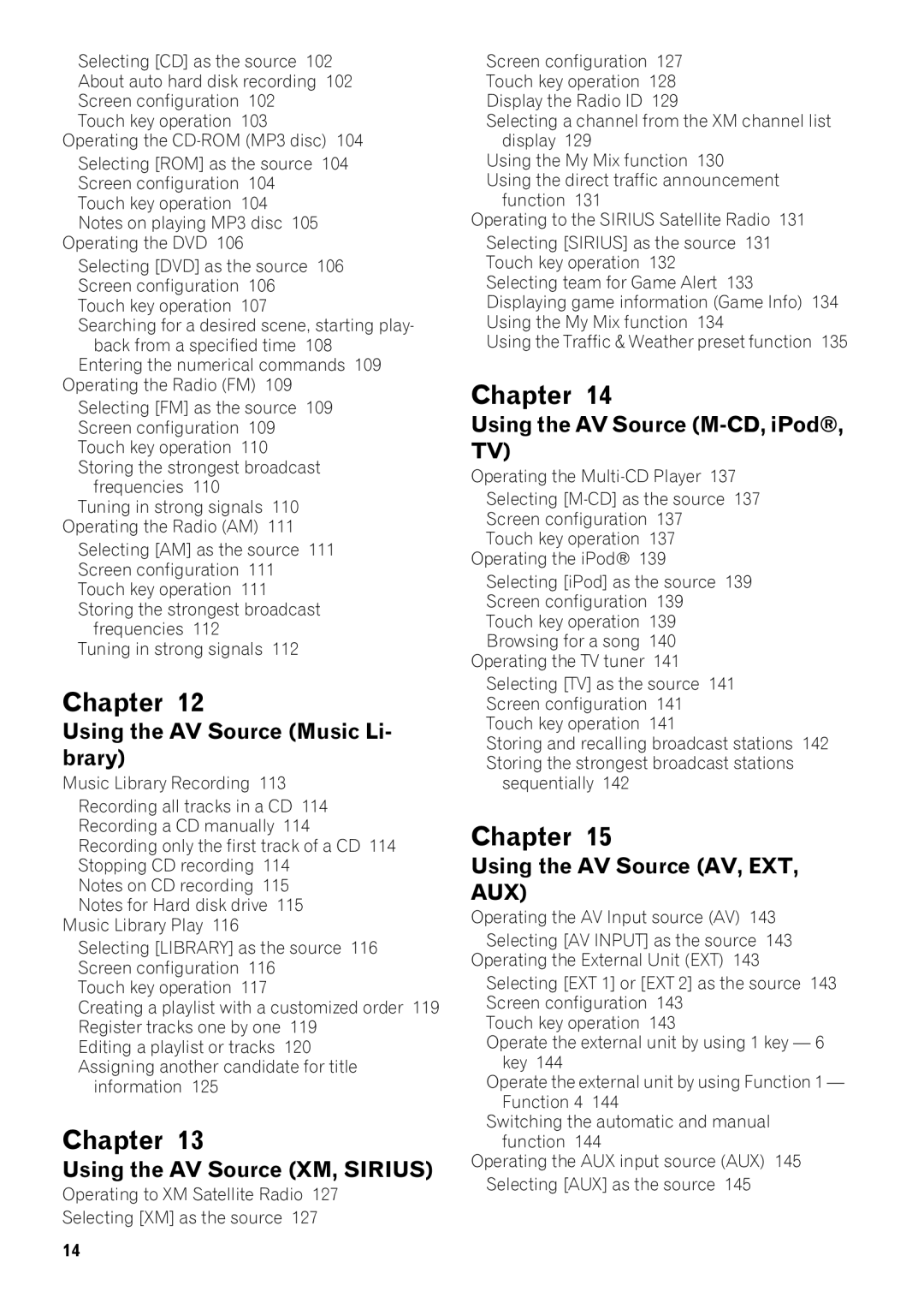 Pioneer AVIC-Z1 operation manual Using the AV Source Music Li- brary 