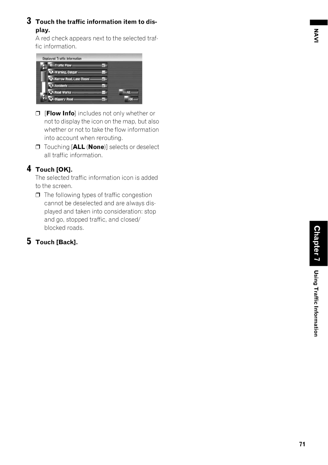 Pioneer AVIC-Z1 operation manual Navi 