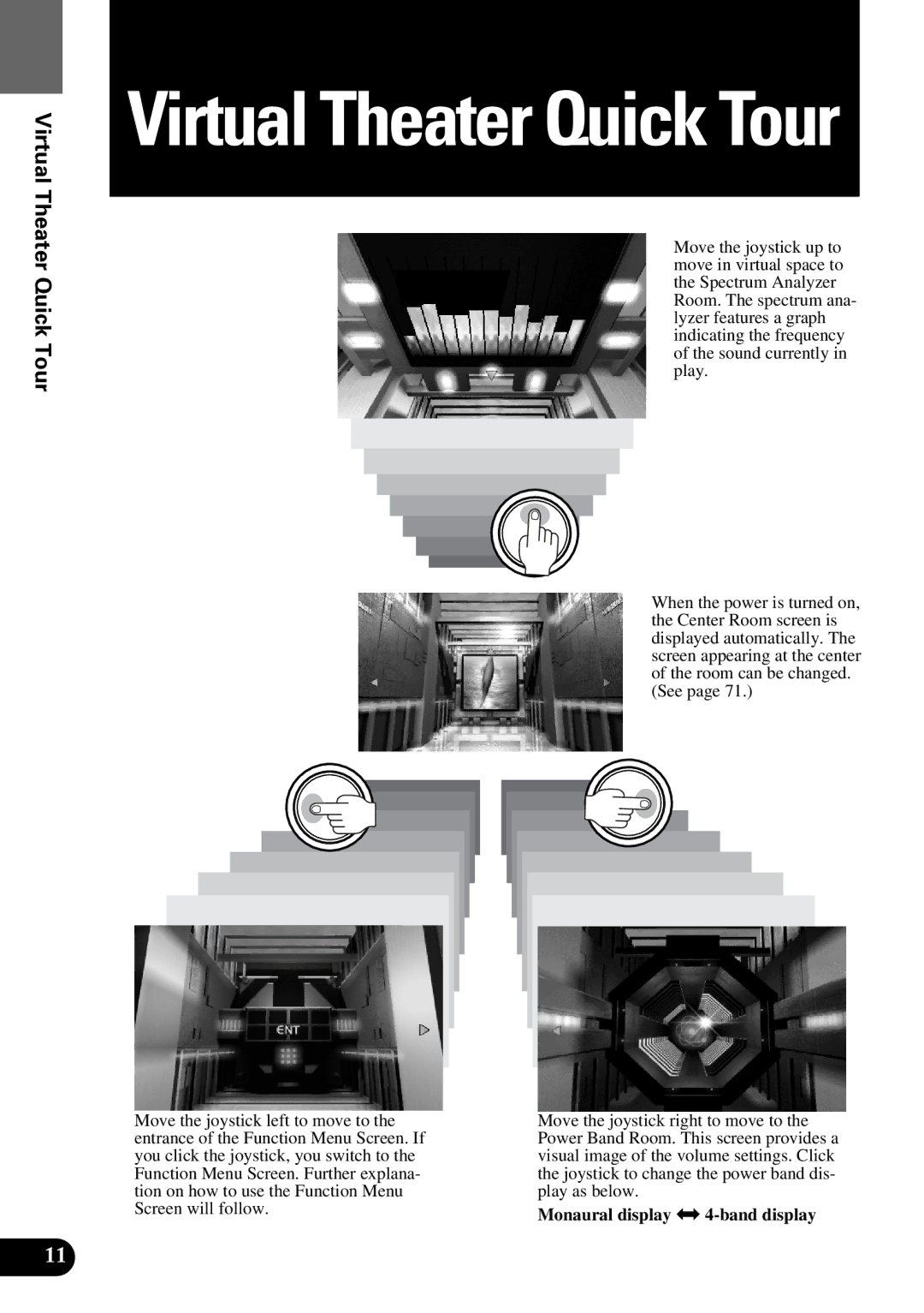 Pioneer AVM-P9000 owner manual Virtual Theater Quick Tour 