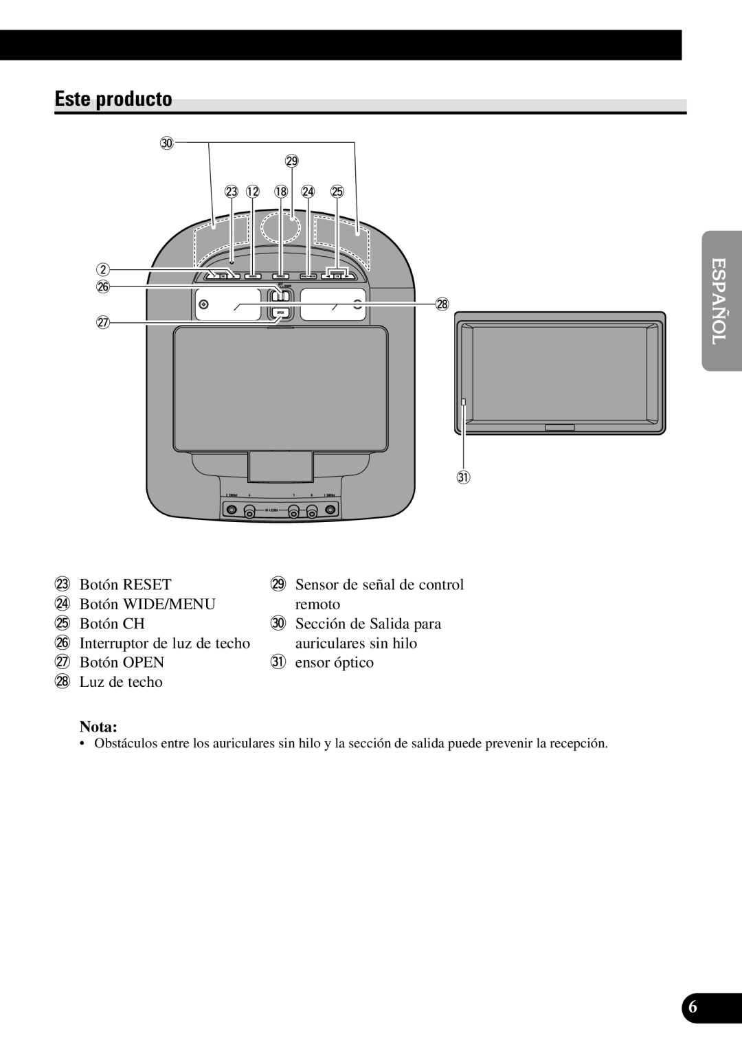 Pioneer AVR-W6100 owner manual Este producto 