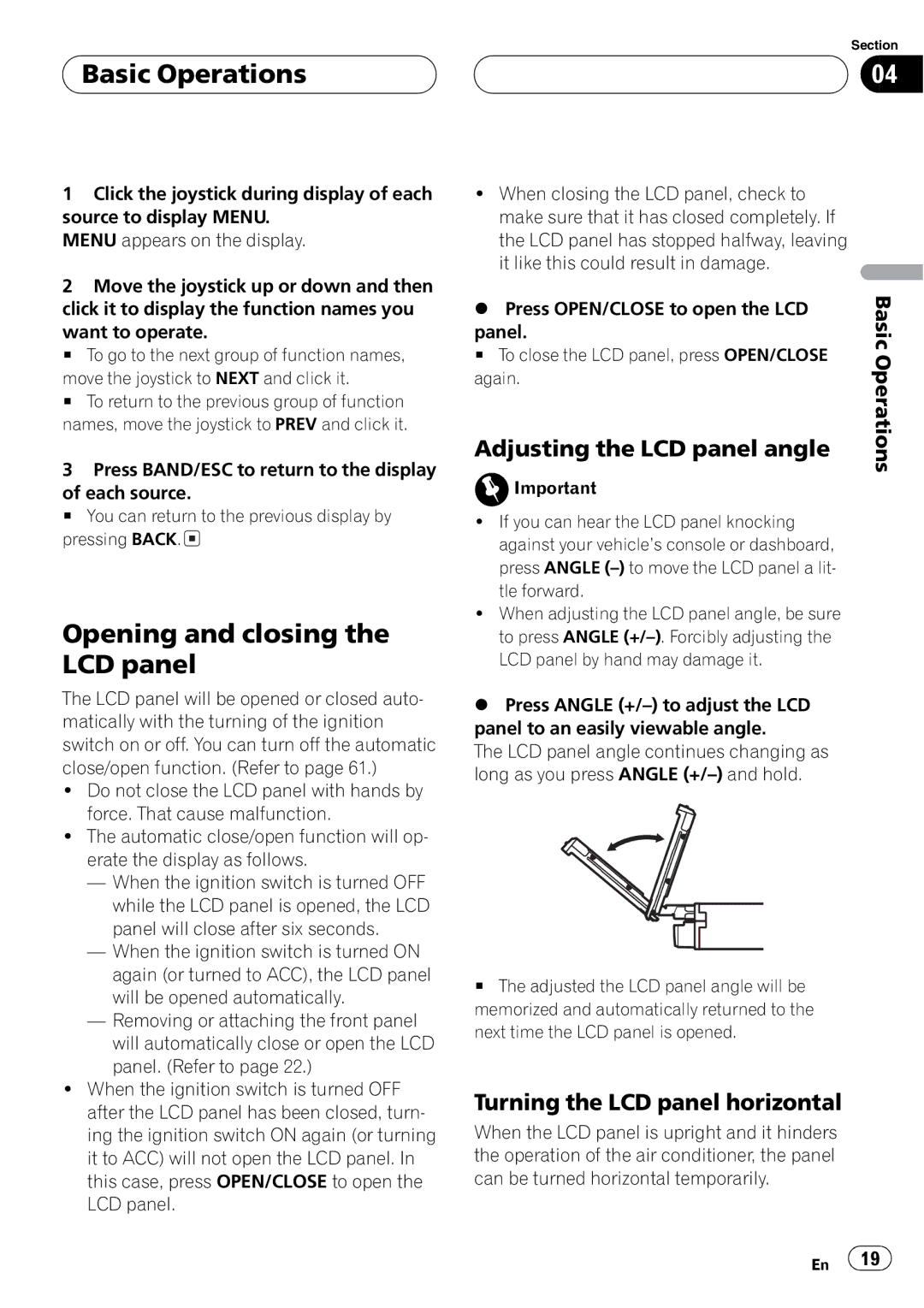 Pioneer AVX-P7650DVD operation manual 