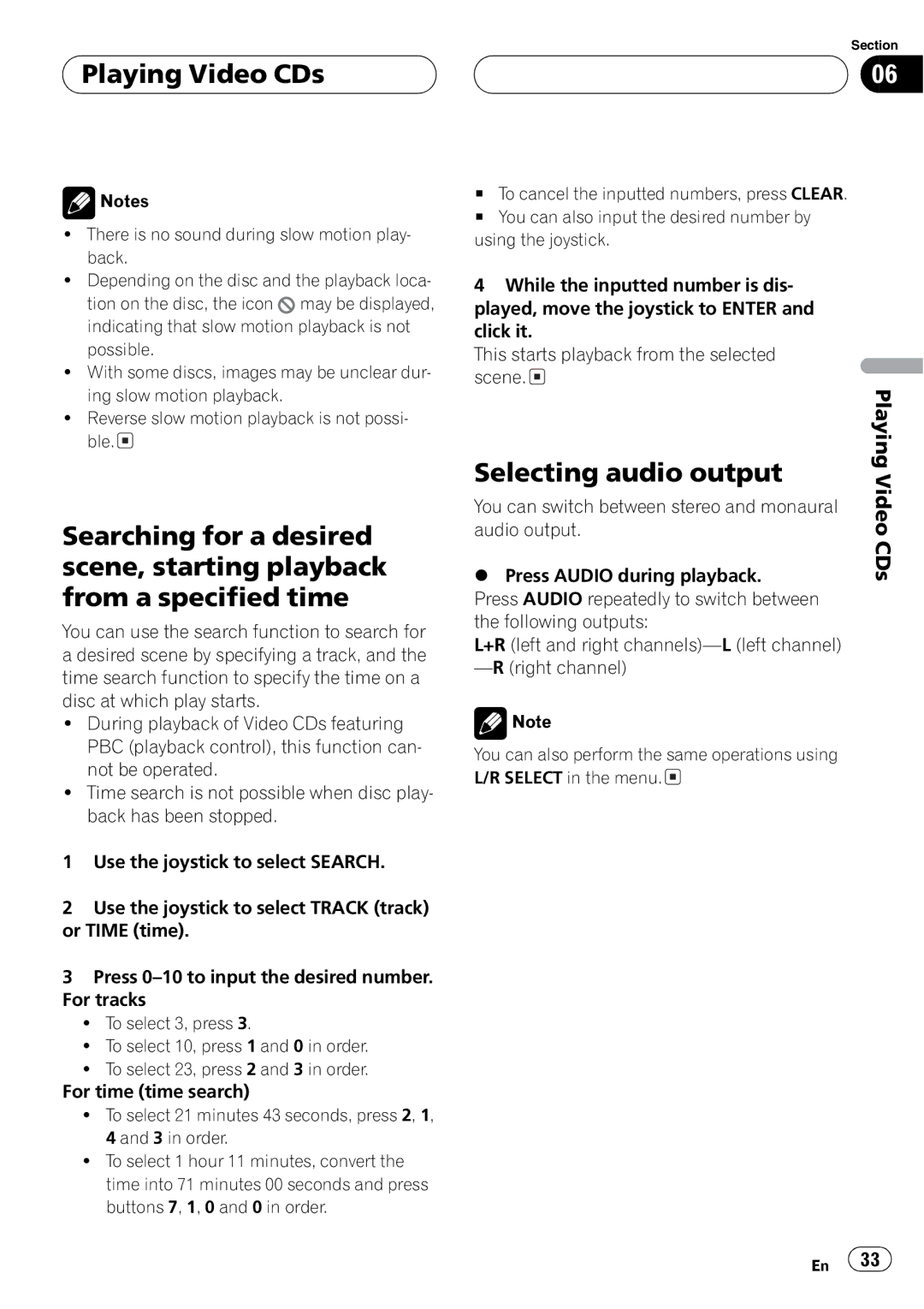 Pioneer AVX-P7650DVD operation manual 