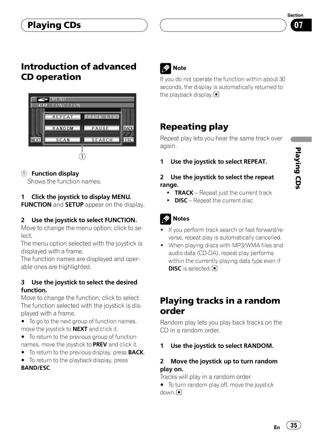 Pioneer AVX-P7650DVD operation manual 