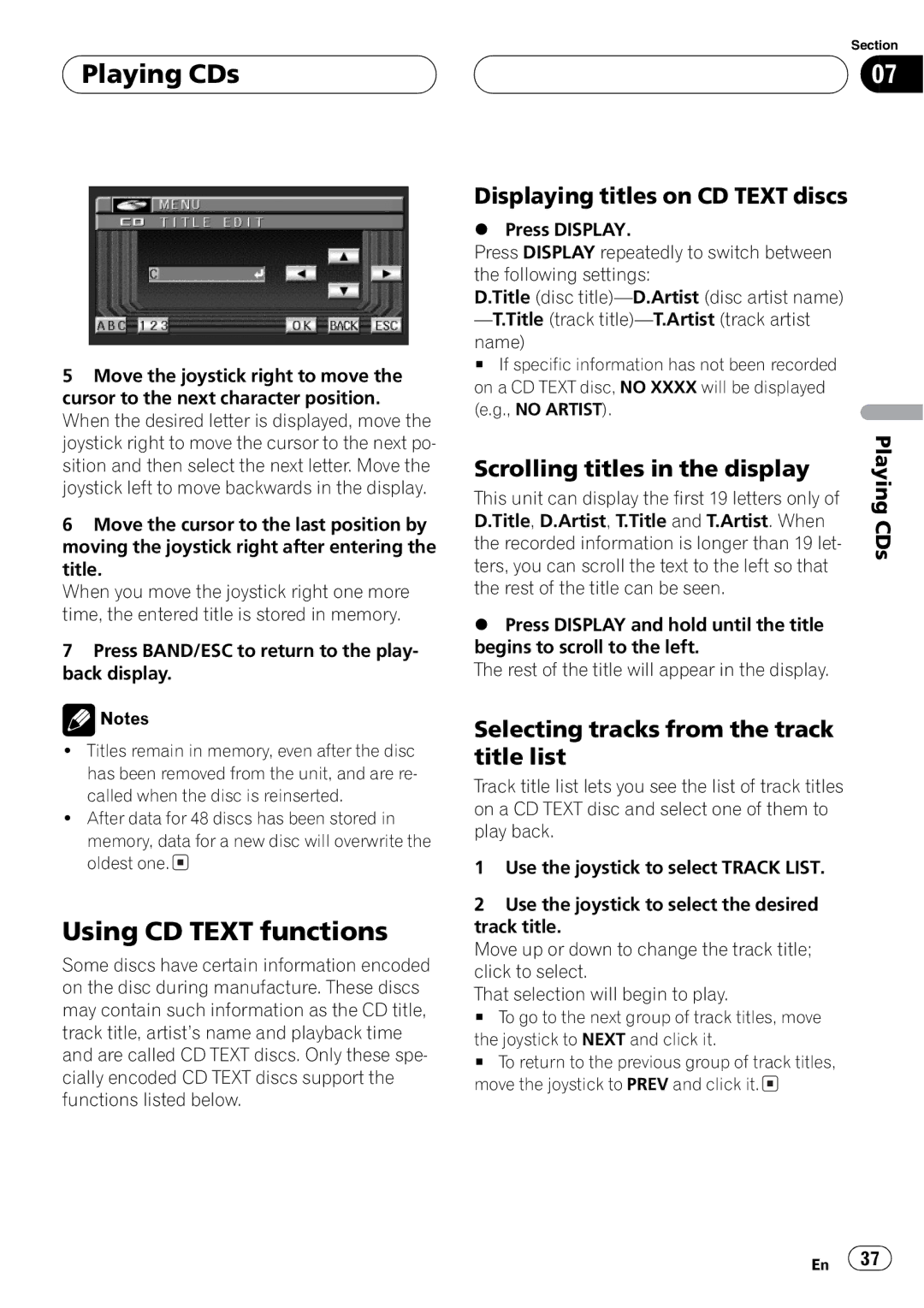 Pioneer AVX-P7650DVD operation manual 