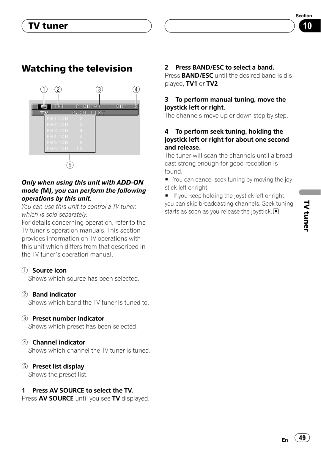 Pioneer AVX-P7650DVD operation manual 