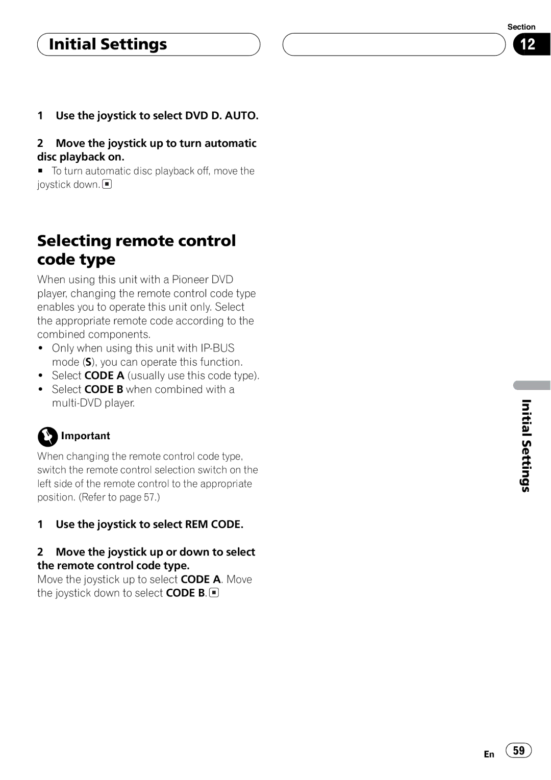 Pioneer AVX-P7650DVD operation manual 