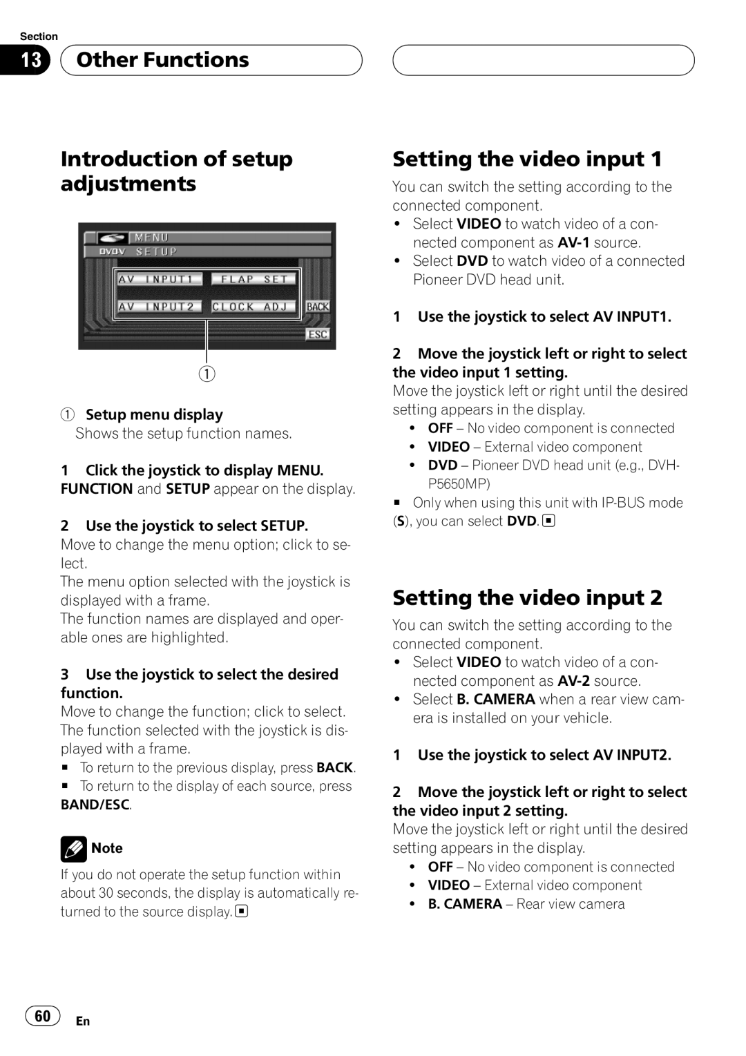 Pioneer AVX-P7650DVD operation manual 