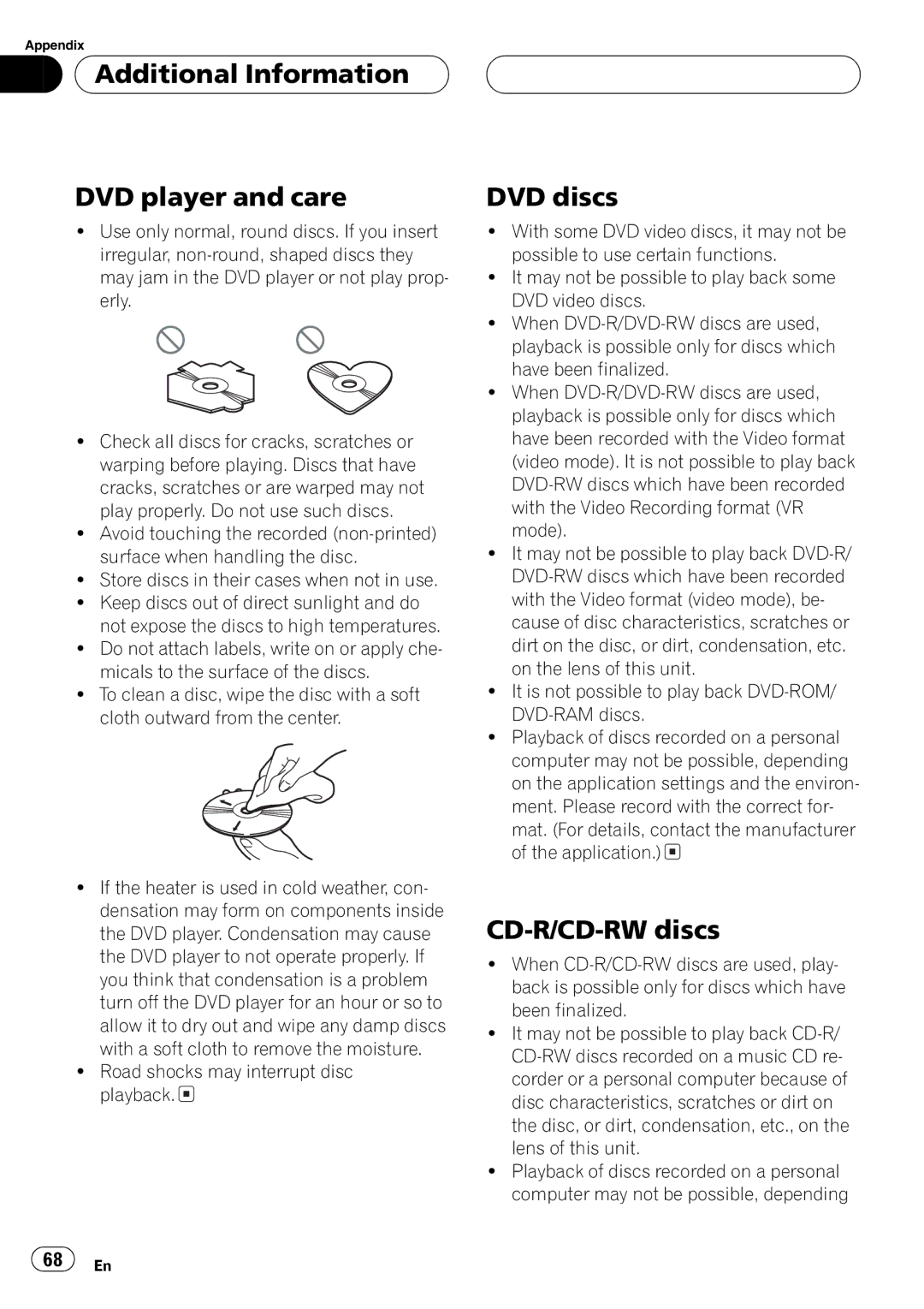 Pioneer AVX-P7650DVD operation manual 