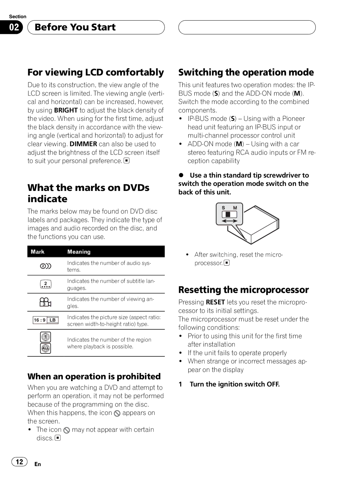 Pioneer AVX-P8DVD operation manual All 