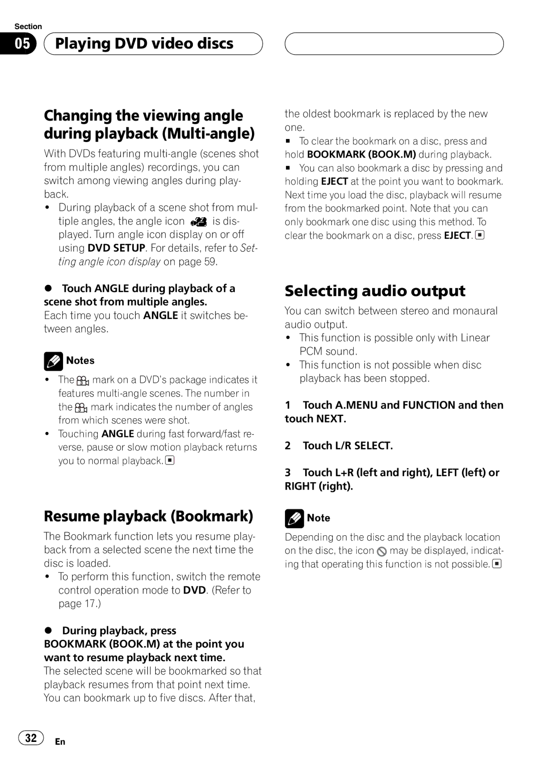 Pioneer AVX-P8DVD operation manual 