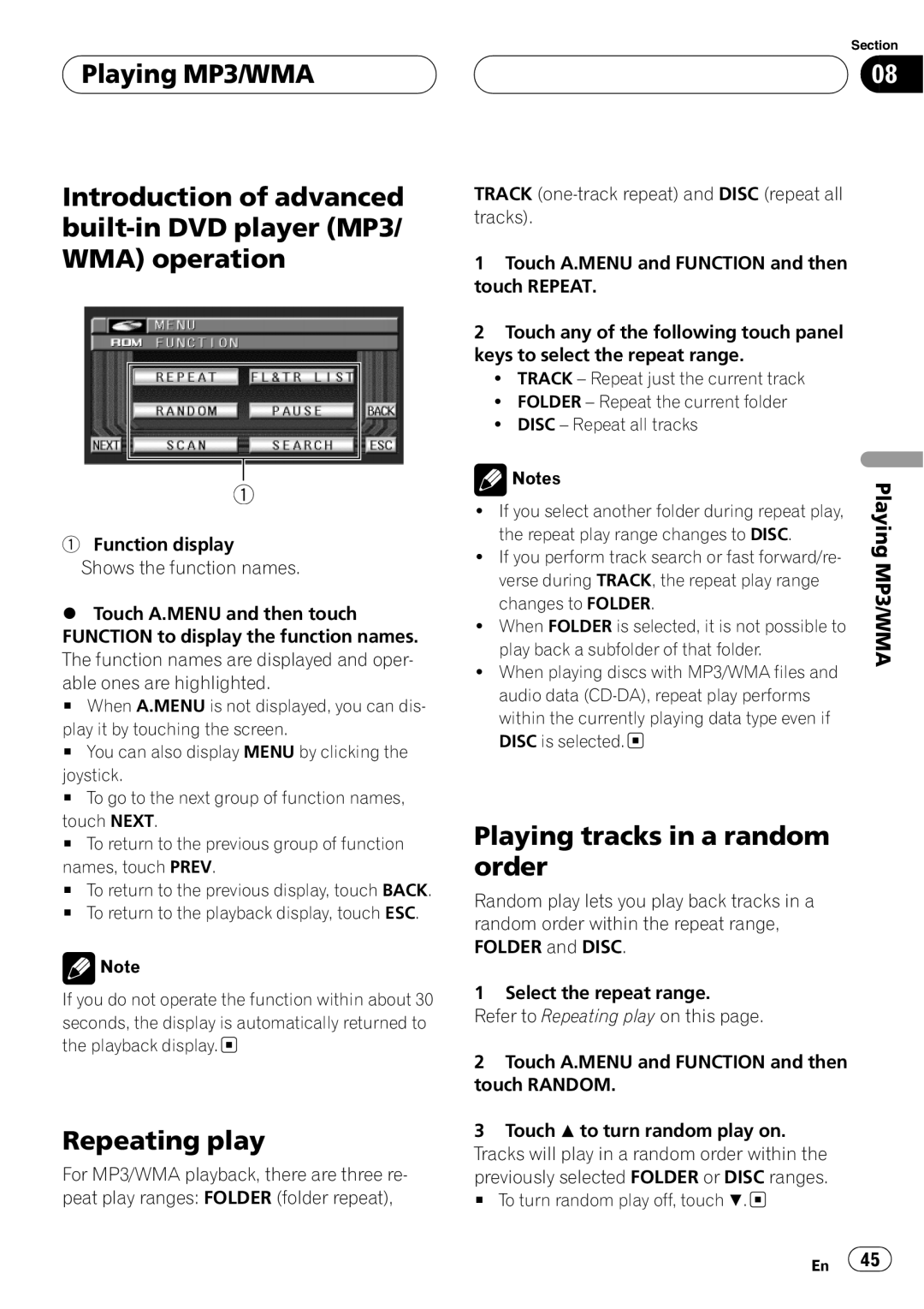 Pioneer AVX-P8DVD operation manual 