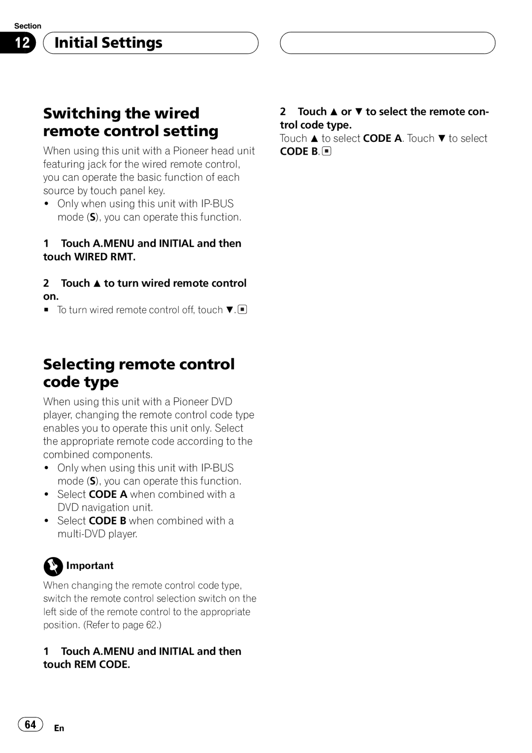 Pioneer AVX-P8DVD operation manual 