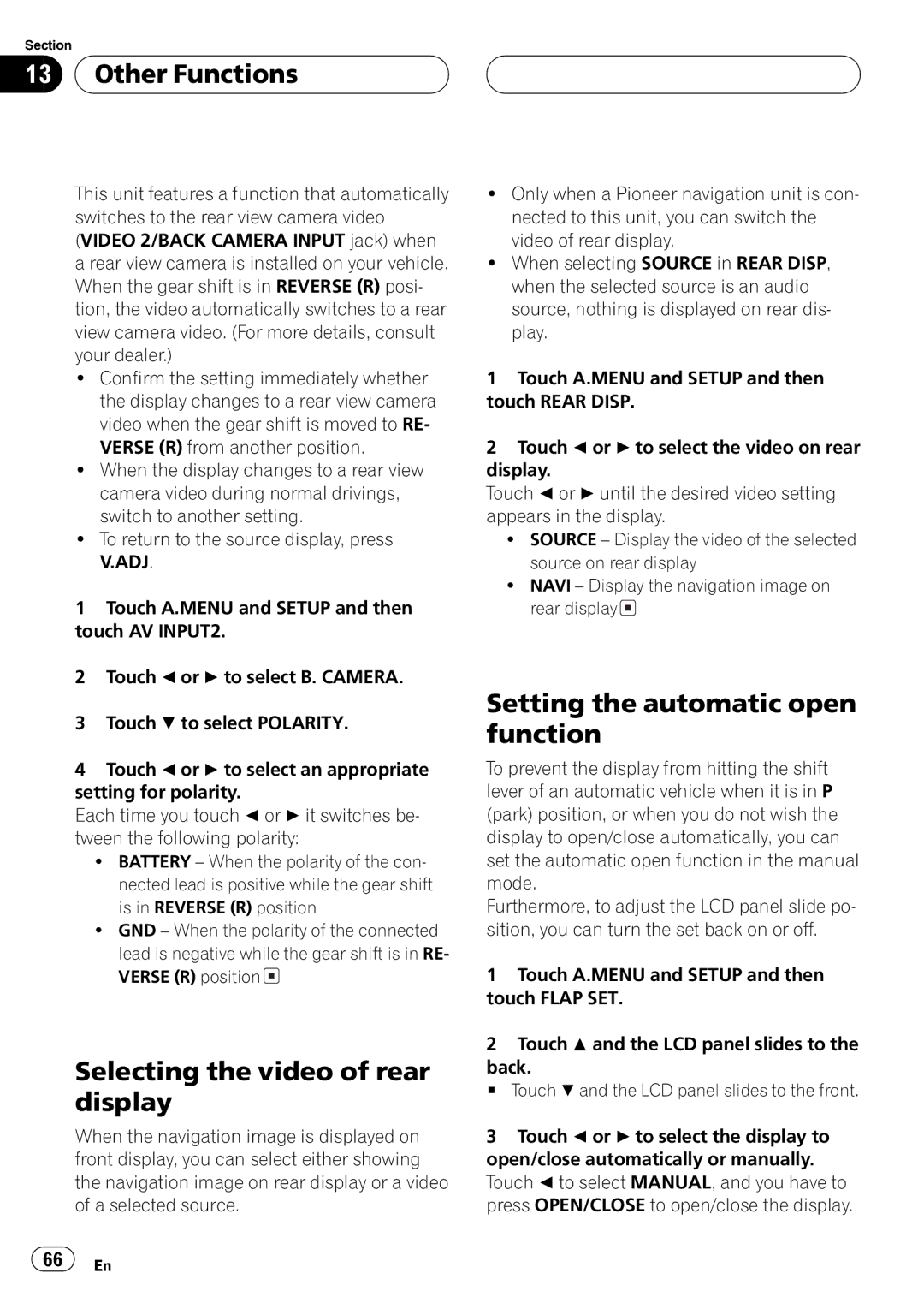 Pioneer AVX-P8DVD operation manual 