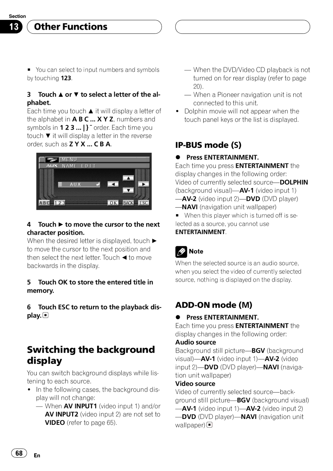 Pioneer AVX-P8DVD operation manual 