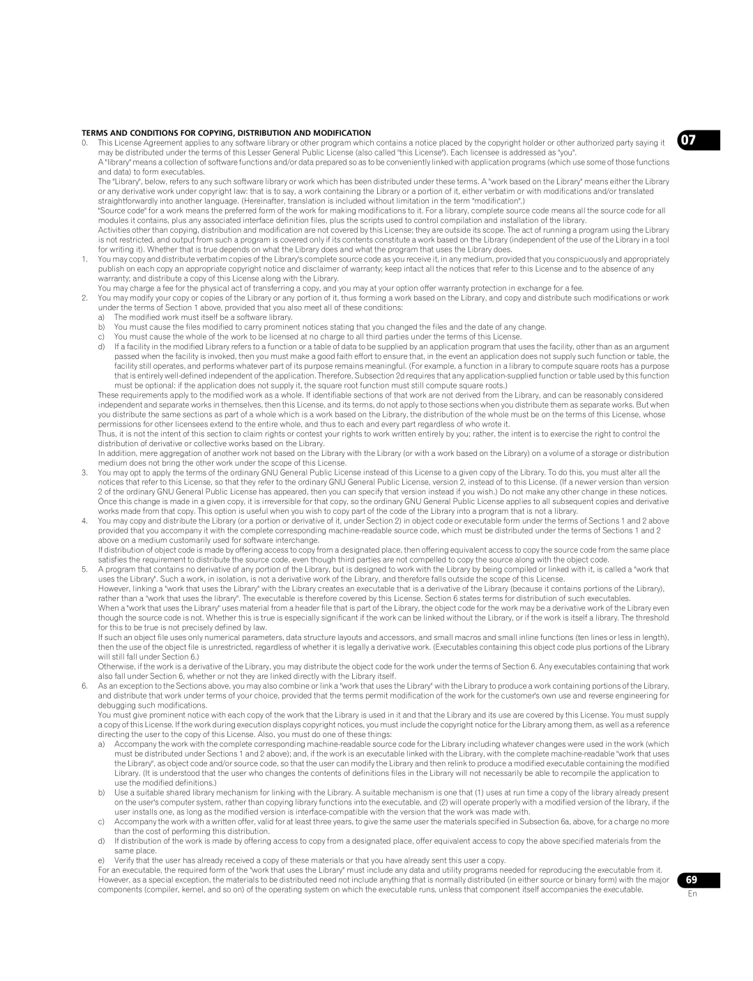 Pioneer BDP-05FD operating instructions 