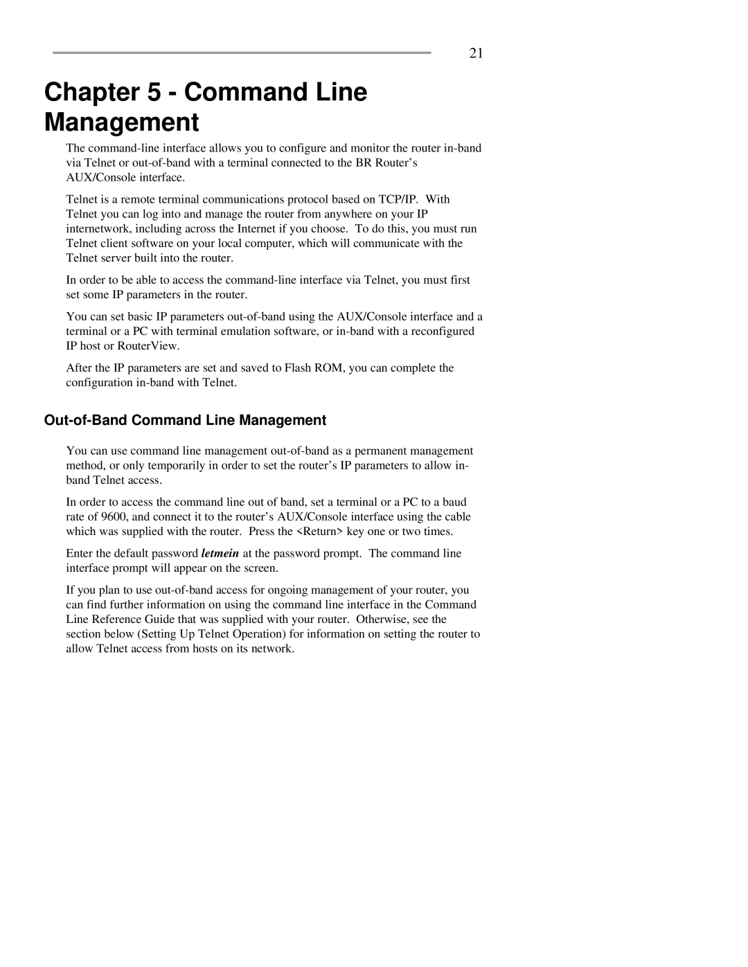 Pioneer BR-SXT01, BR-SIT01 manual Out-of-Band Command Line Management 