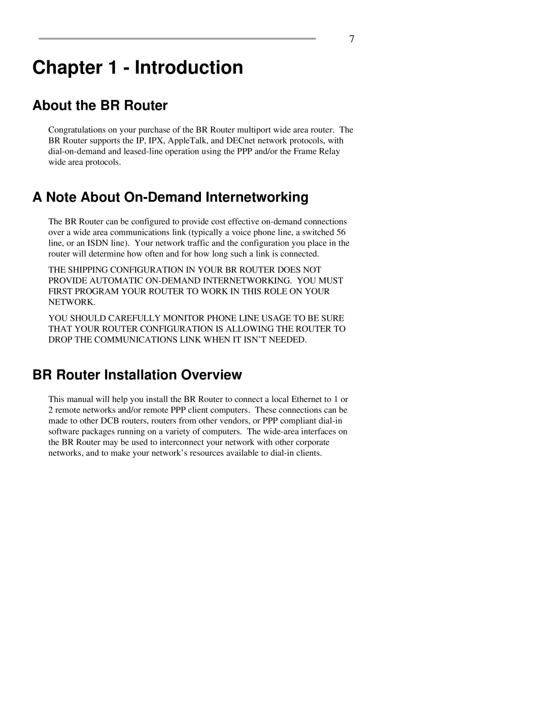 Pioneer BR-SXT01, BR-SIT01 manual Introduction, About the BR Router 