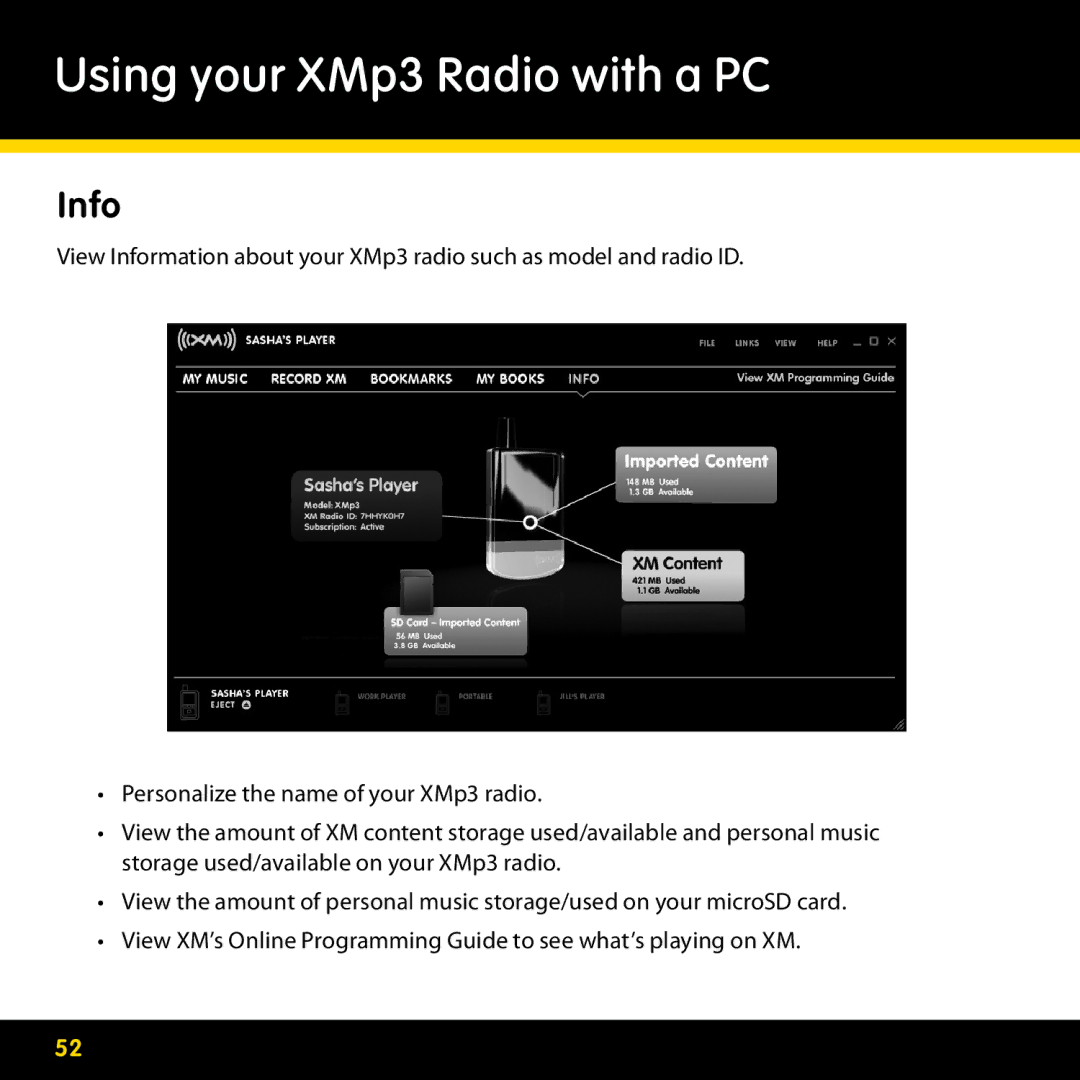 Pioneer CD-XMPCAR1, CD-XMHOME1, CD-XMCASE1, CD-XMHEAD1 manual Info 