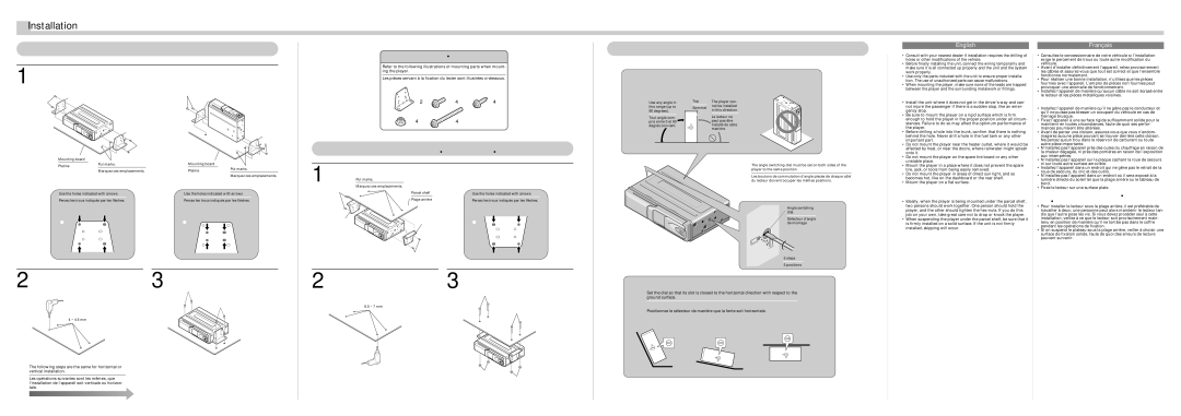 Pioneer CDX-P686 owner manual Installation 