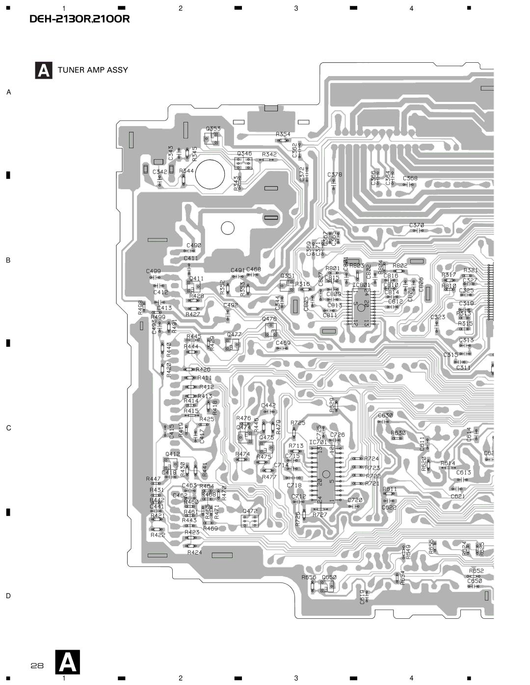 Pioneer CX-958 service manual Tuner AMP Assy 