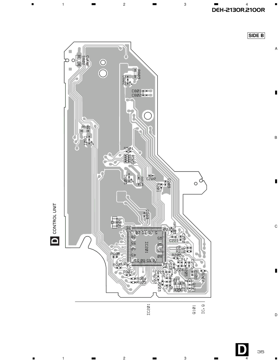 Pioneer CX-958 service manual Clamp 