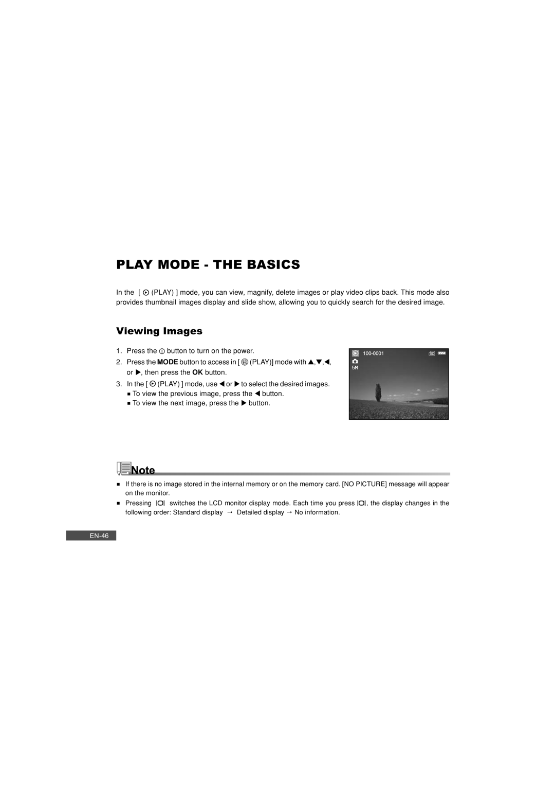 Pioneer DC500 manual Play Mode the Basics, Viewing Images 