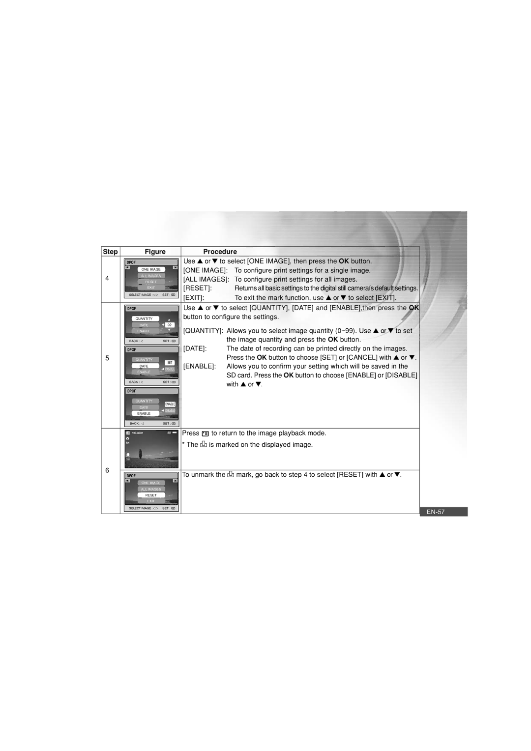 Pioneer DC500 manual Step Procedure, Exit 