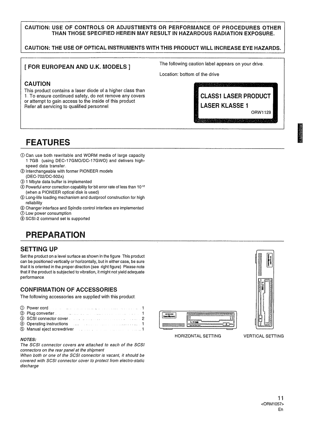 Pioneer DE-SH9101 manual 