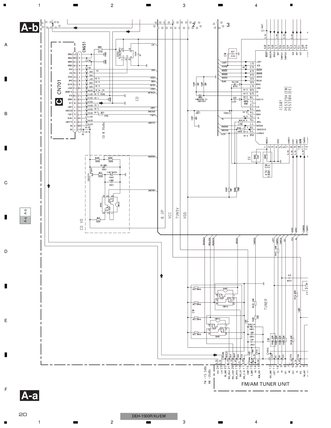 Pioneer DEH-1530RXU/EW, DEH-1500RXU/EW, DEH-1510XU/EE service manual FM/AM Tuner Unit 