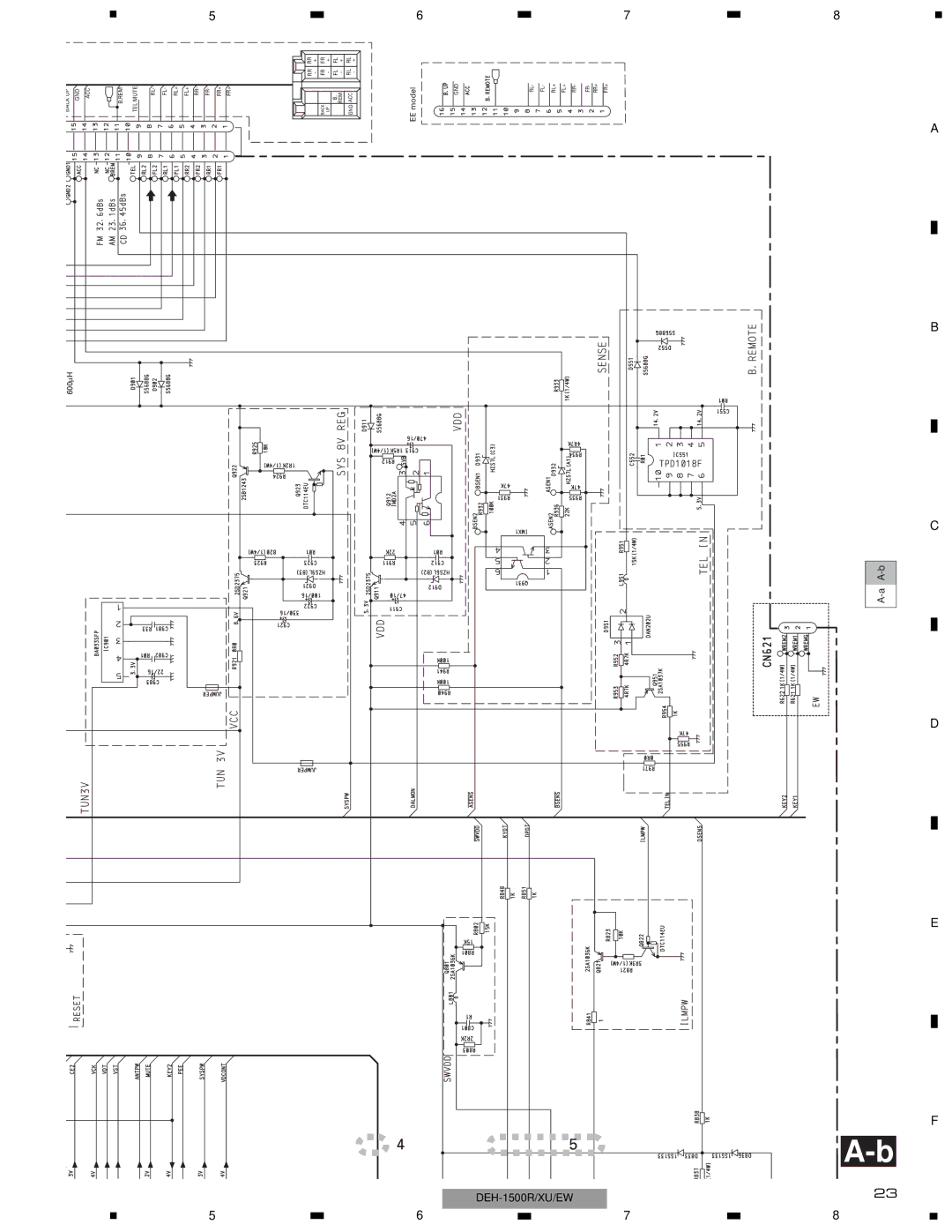 Pioneer DEH-1530RXU/EW, DEH-1500RXU/EW, DEH-1510XU/EE service manual EE model 