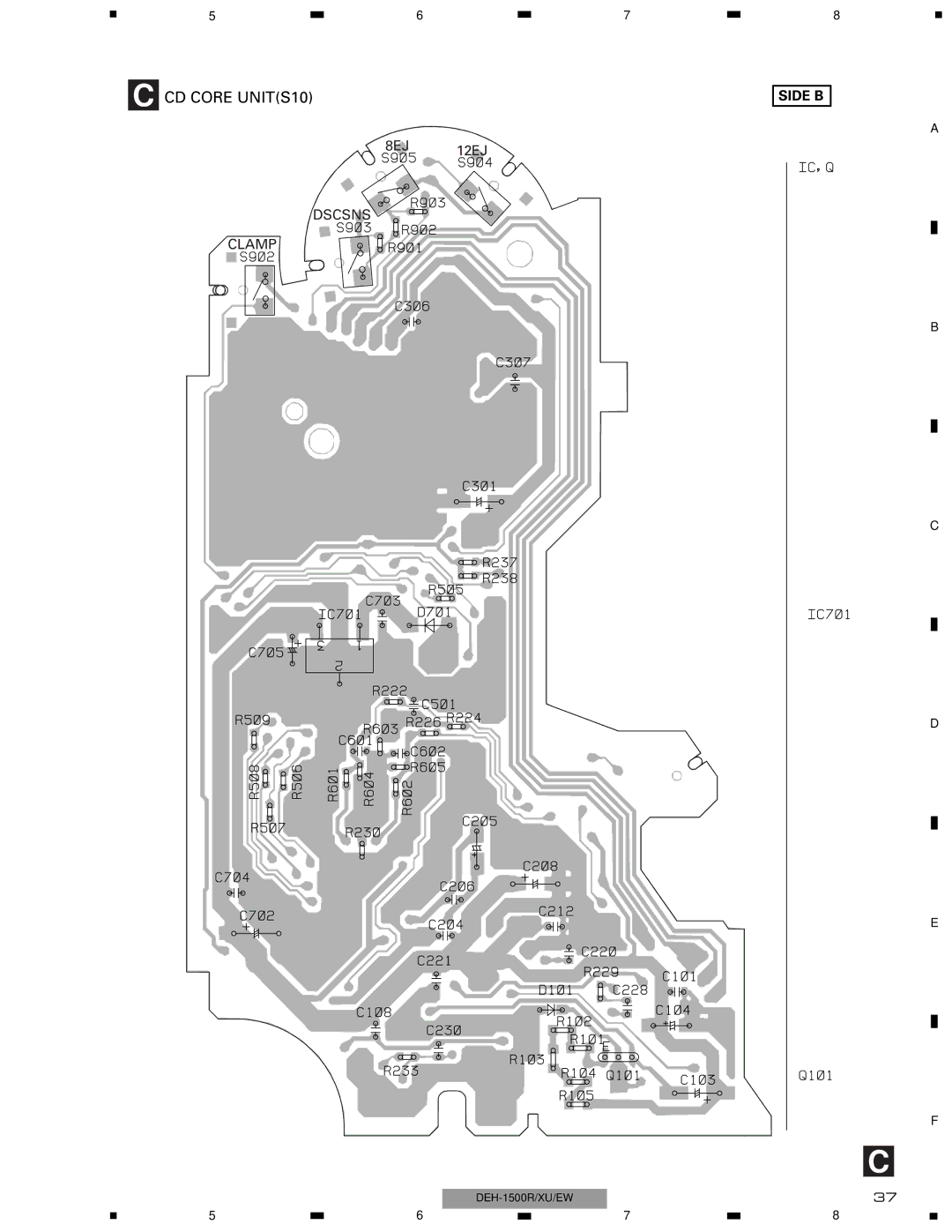 Pioneer DEH-1510XU/EE, DEH-1500RXU/EW, DEH-1530RXU/EW service manual 8EJ, Dscsns Clamp 