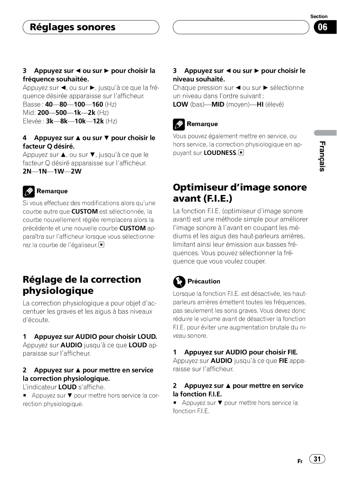 Pioneer DEH-1600 operation manual 