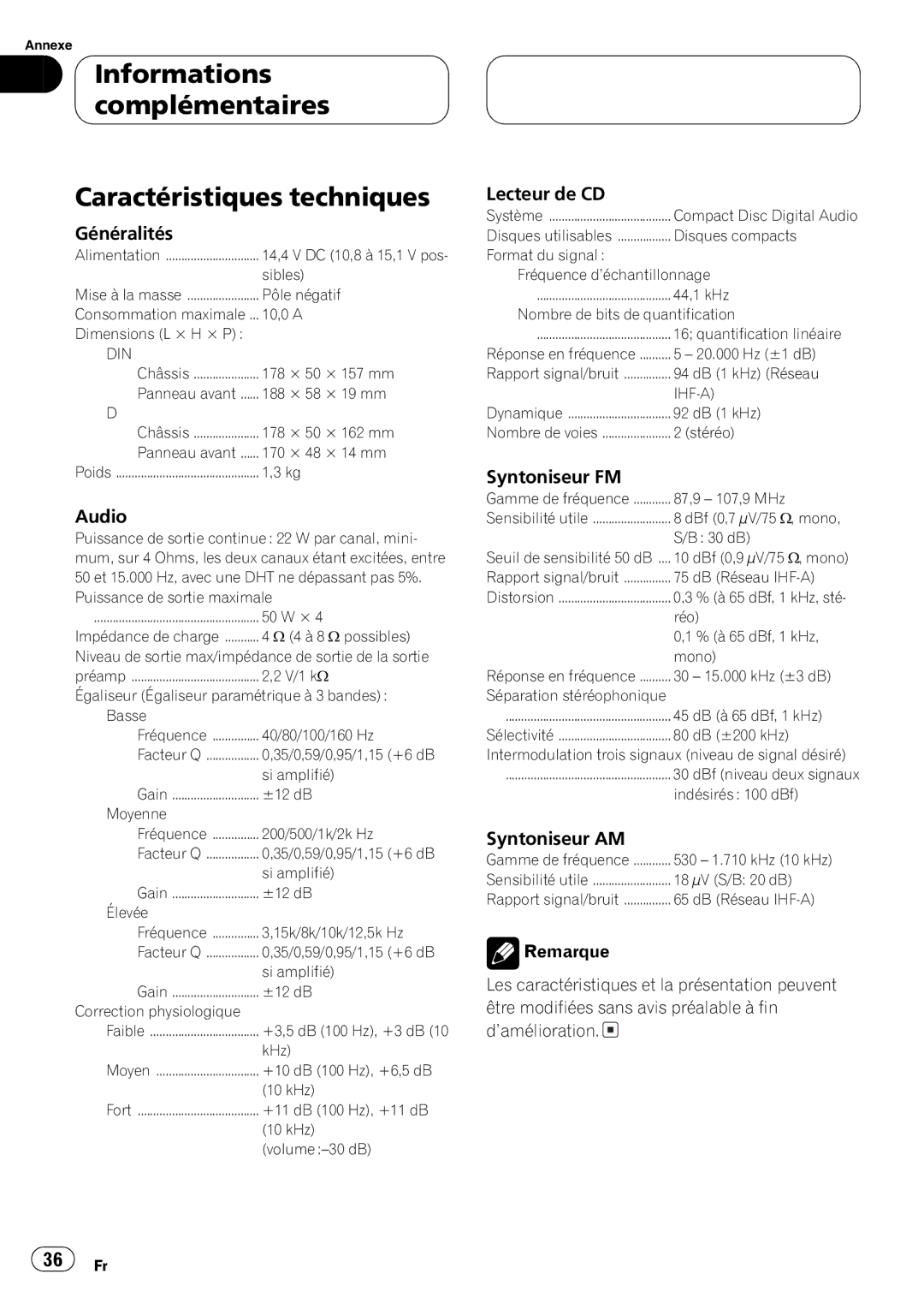 Pioneer DEH-1600 operation manual 