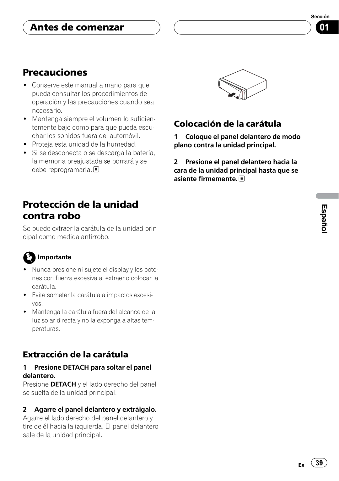 Pioneer DEH-1600 operation manual 