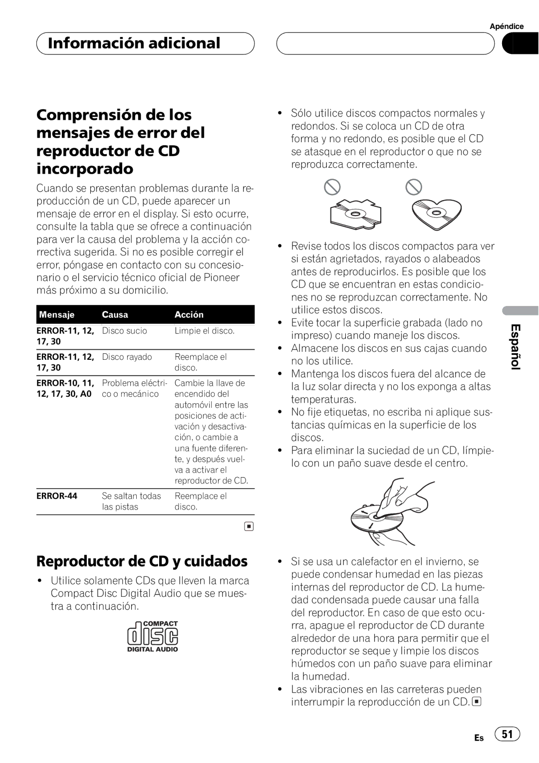 Pioneer DEH-1600 operation manual 