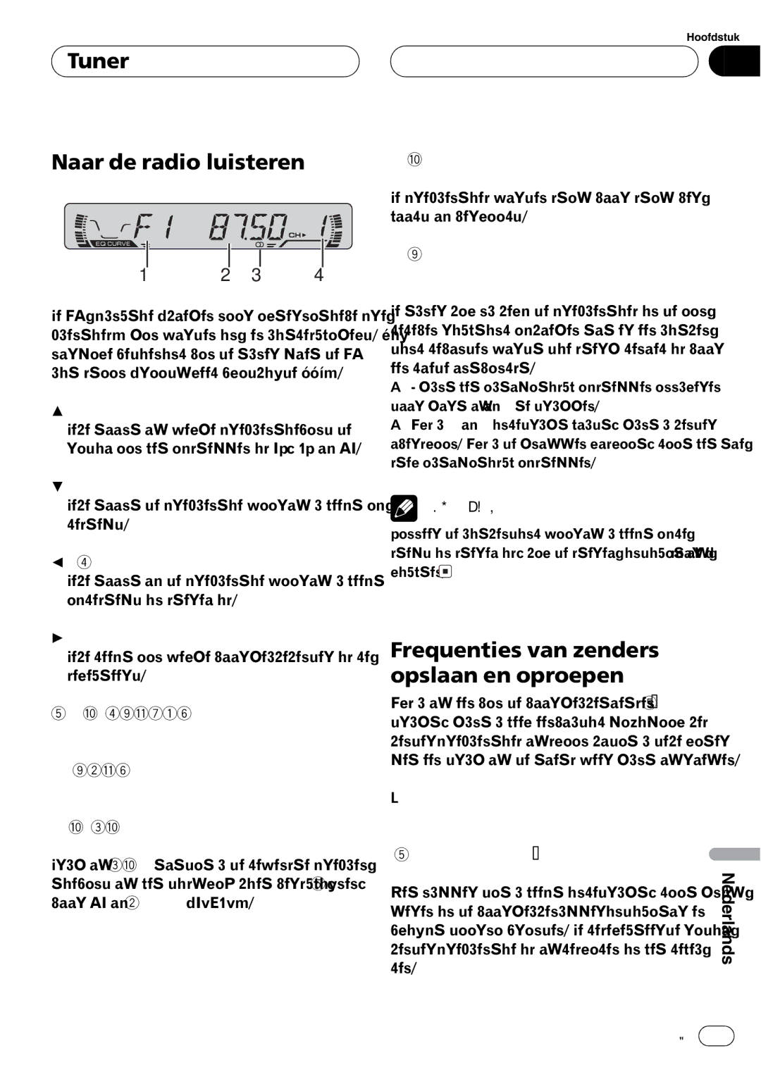 Pioneer DEH-1630R operation manual 