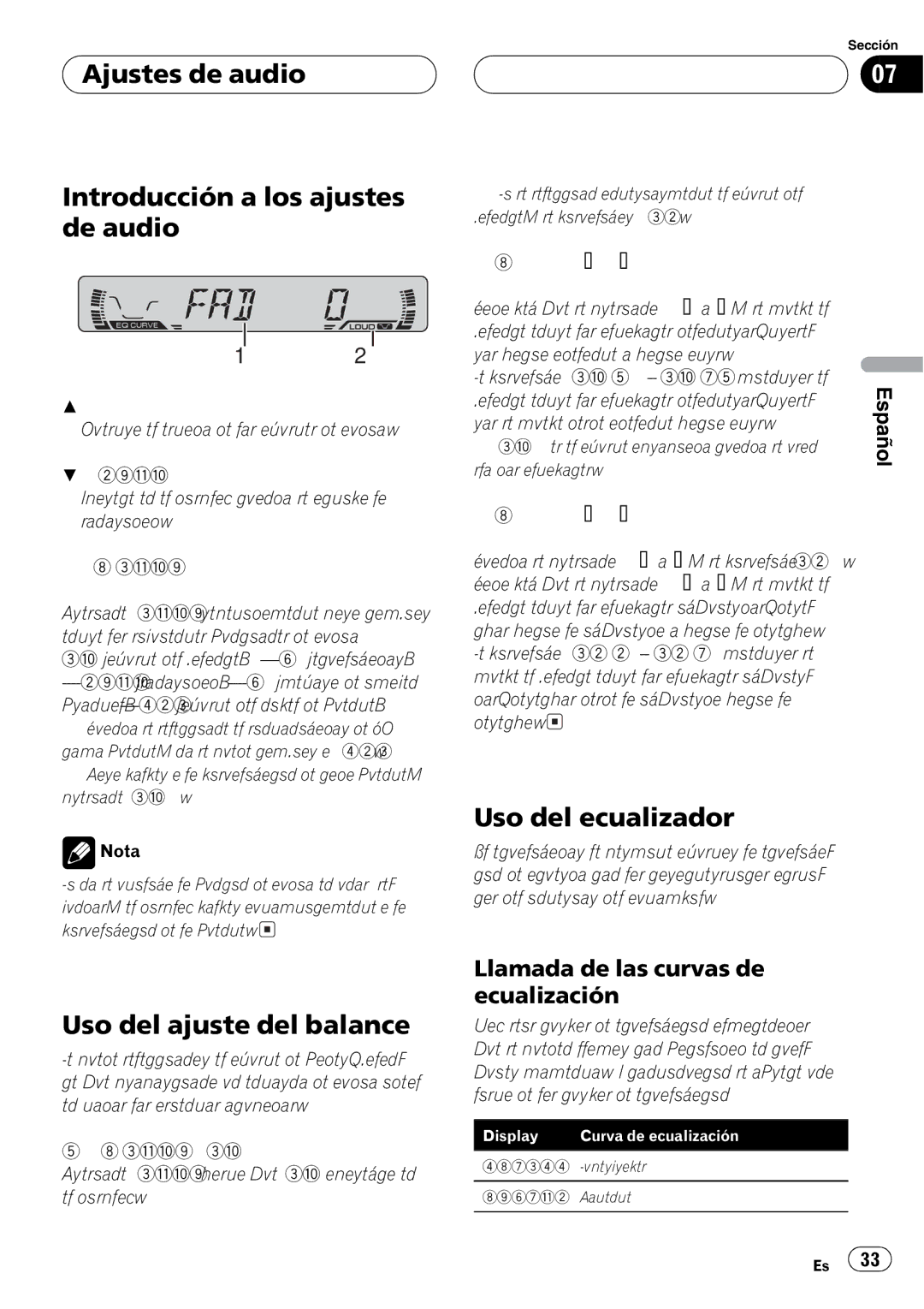 Pioneer DEH-1630R operation manual + % 