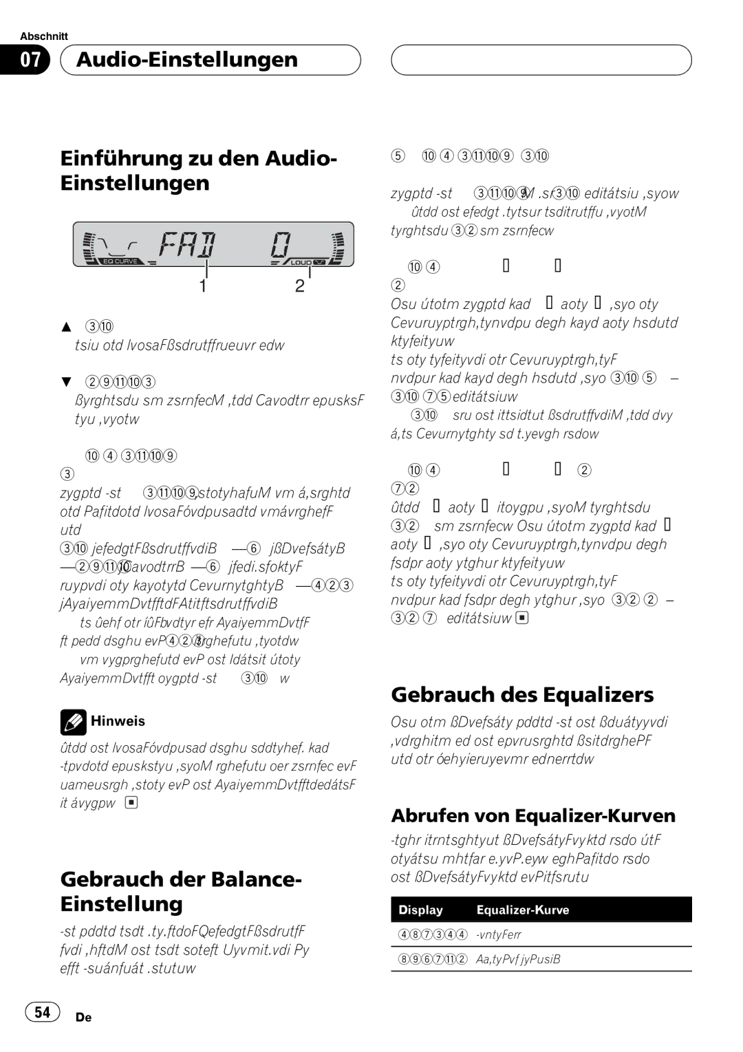 Pioneer DEH-1630R operation manual 